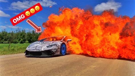 Lamborghini On Fire Dailydrivenexotics Youtube