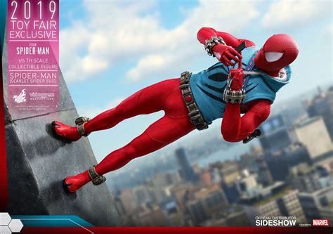 Marvel Spider Man Scarlet Spider Suit Sixth Scale Figure By Hot Toys Sideshow Collectibles