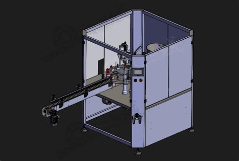 自动压盖封盖设备3d模型下载凡一商城