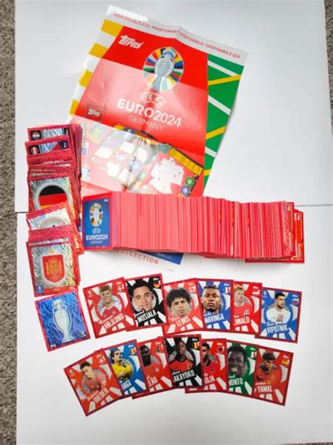 TOPPS EURO 2024 Sticker SWISS Edition 600 Verschiedene Sticker 8