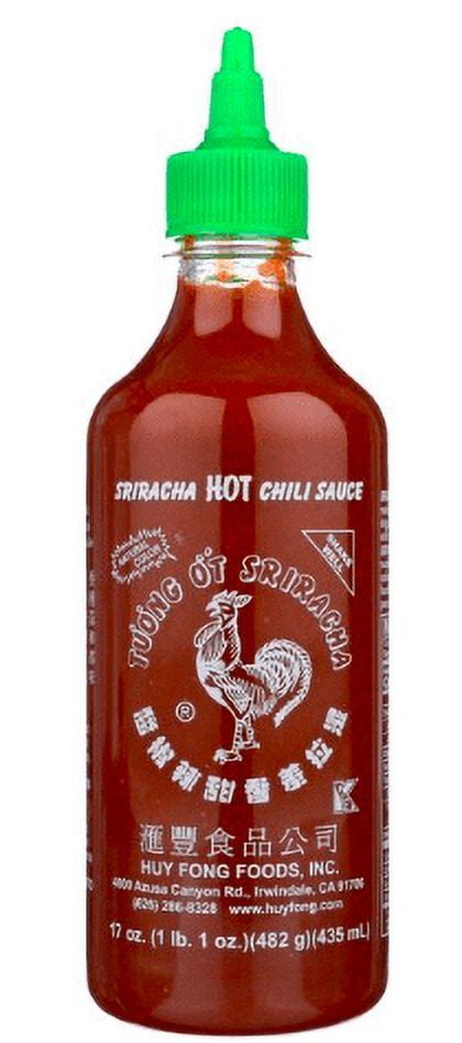 Huy Fong Sriracha Hot Chili Sauce Spicy Garlic Flavor 17oz Bottle