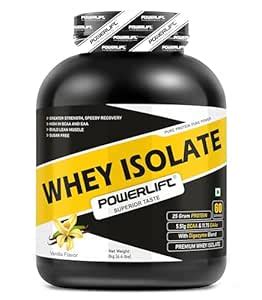 Powerlift Whey Isolate Sugar Free Kg Vanilla Lbs G Protein