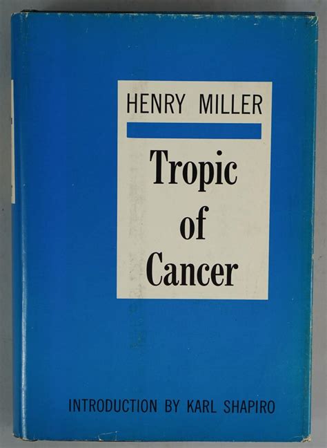 Lot Henry Miller Tropic Of Cancer