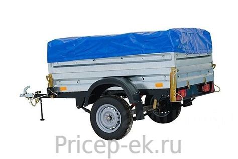 Тент для прицепа КМЗ 8284, 8136 цвет синий из материала "Автотент" 650гр/м2