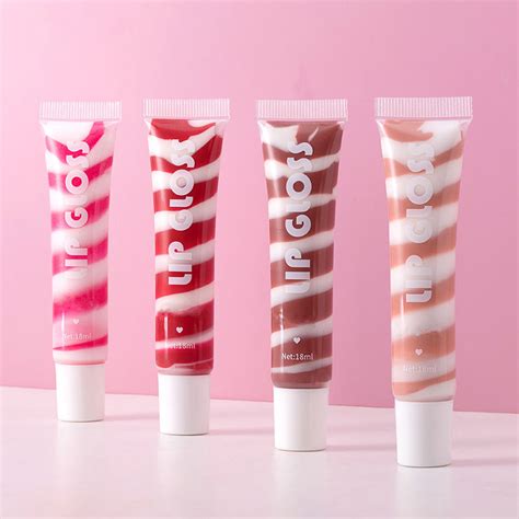 Shimmery Moisturizing Pearlescent Lip Gloss Nude Shade Glow Alibaba