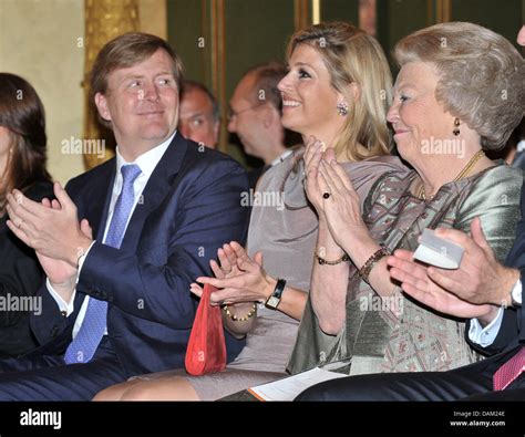 Prince Willem Alexander L And Queen Beatrix Of The Netherlands R