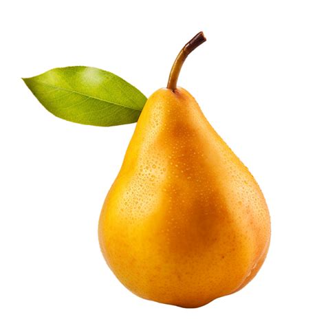 Fresh Yellow Pear Fruit Ai Generative 30950698 PNG