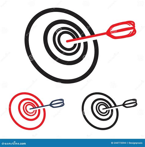 Bang On Target Stock Illustration Stock Vector Illustration Of