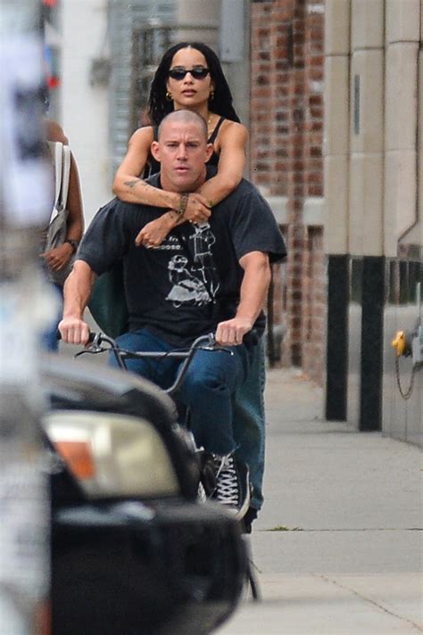 Exclusive | Channing Tatum, Zoë Kravitz fuel dating rumors with bike ride