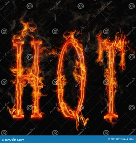 Hot Fire Stock Photography Image