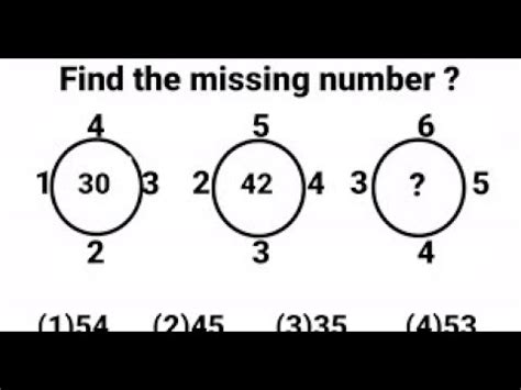 Missing Numbers Reasoning Tricks Missing Find The Missing Number