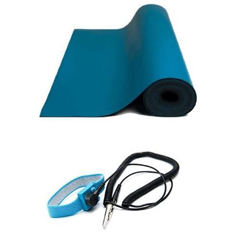 Bertech Rubber Esd Soldering Mat Roll Wide X Long Blue With