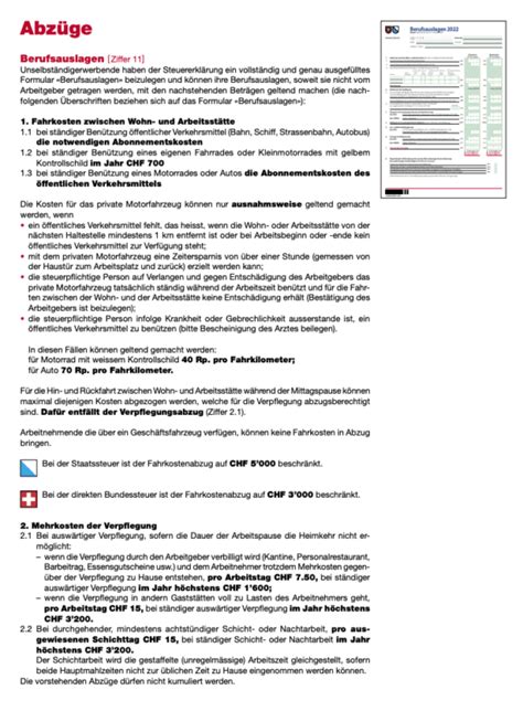 Checkliste Steuererklärung Zürich SimpleTax