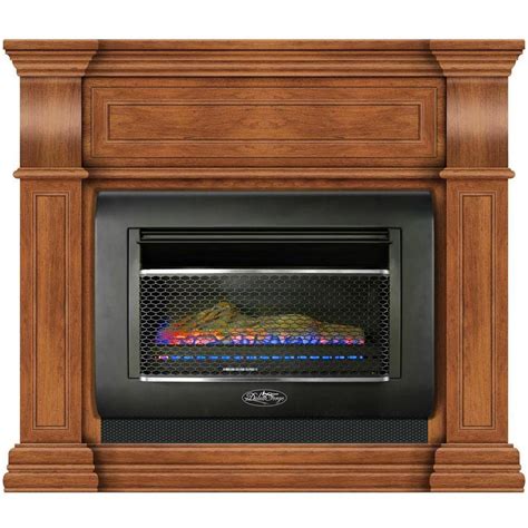 Duluth Forge Dual Fuel Ventless Fireplace 26 000 BTU 1 Log Heats