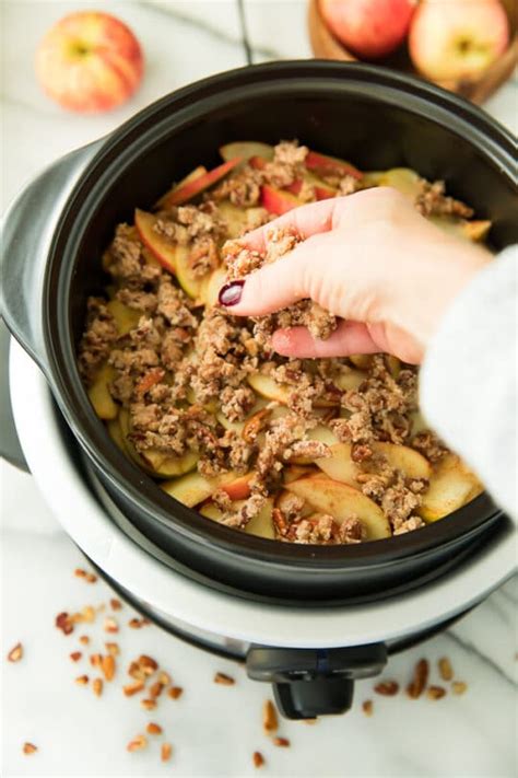 Slow Cooker Apple Crisp Kim S Cravings