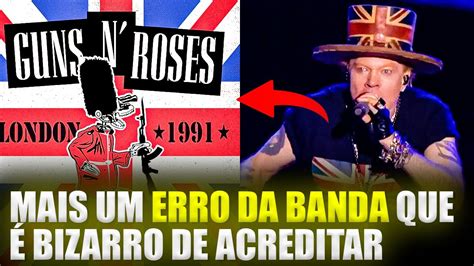 Guns N Roses Anuncia Novo Lan Amento E Erra De Novo Youtube