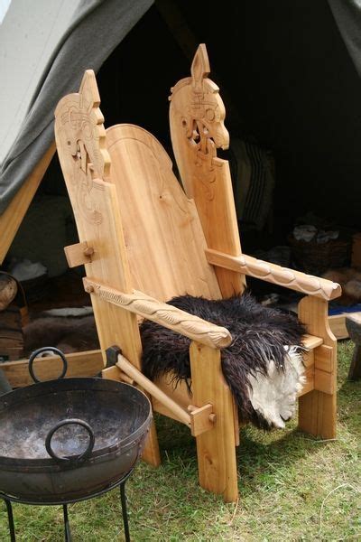 Gorgeous Viking Chair - Gudvangen 2009 (vikingsnitt) | Садовый стул ...