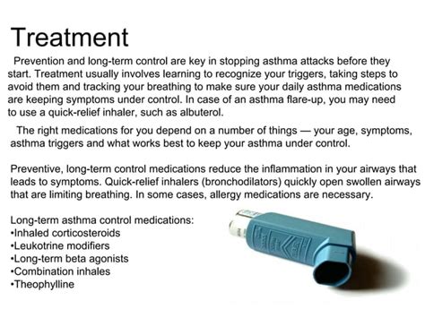 Asthma (symptoms, treatment and risk factors) | PPT