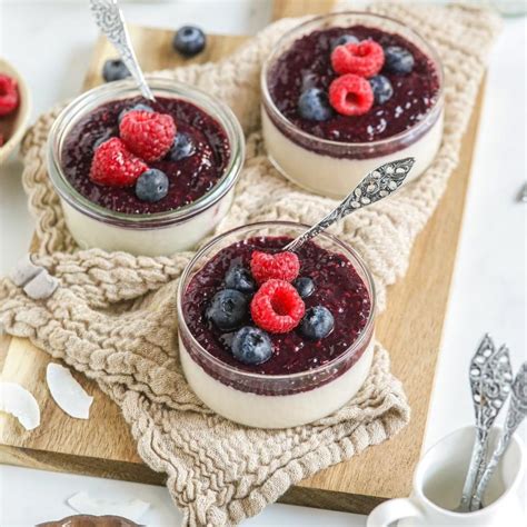 Vegan Panna Cotta Met Rood Fruit Leukerecepten