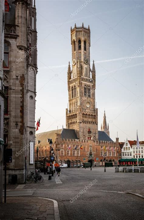 Belfry Tower Bruges Belgium Stock Photo Sakhanphotography 79872422