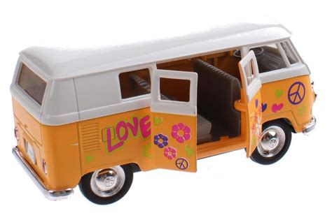 Welly Schaalmodel Volkswagen T Bus Geel X X Cm Bol