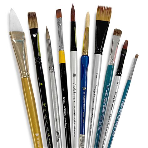 Departments - Artist Brushes 10 Pack Assorted