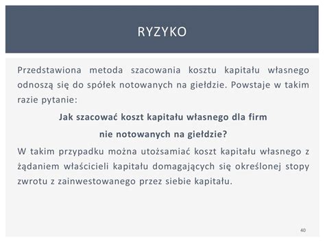 Ocena Projekt W Inwestycyjnych Ppt Pobierz