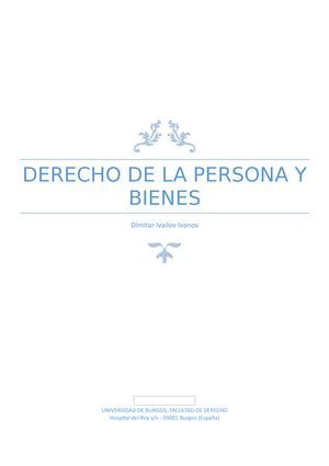 TEMA 10 LA EDAD Apuntes Persona Y Bienes TEMA 10 LA EDAD 1