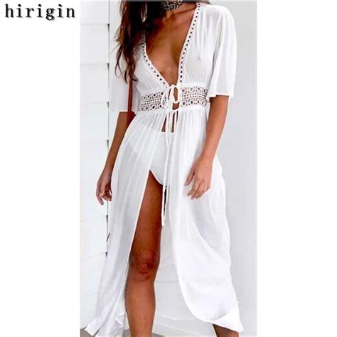 Caftan Plage Dentelle Bikini Cover Up Longue Plage Par O Robe De Plage