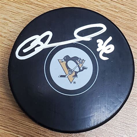 Autographed MATTHEW BARNABY Pittsburgh Penguins Hockey Puck - Main Line ...