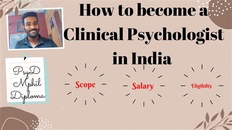 Ways Of Becoming A Clinical Psychologist In India Youtube