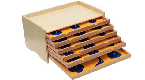 Montessori Sensorial Materials Presenting The Montessori Geometric