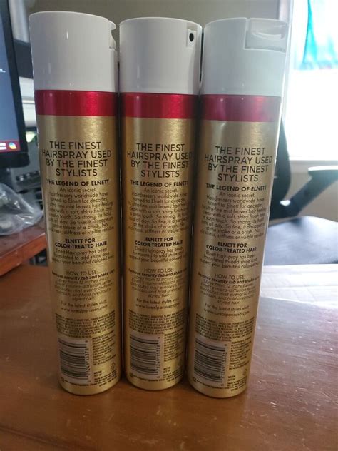 X L Oreal Paris Elnett Satin Extra Strong Hold Hairspray For Color