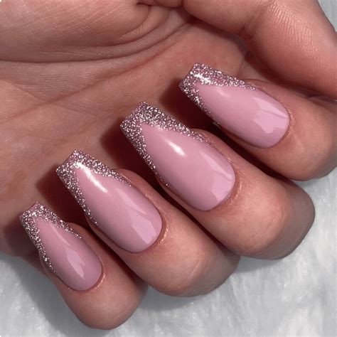 45 Pink Glitter Nail Designs For A Pretty Manicure Idea