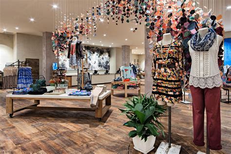 retail interiors photography montreal anthropologie clothing store