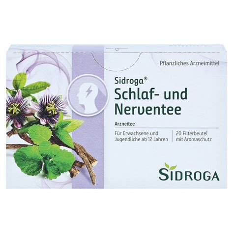 Sidroga Schlaf Und Nerventee Filterbeutel 20X2 0 G 20 X 2 0 G Online