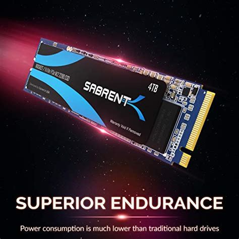 SABRENT 4TB Rocket NVMe PCIe M 2 2280 Internal SSD High Performance