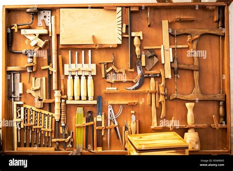 Ancien Atelier Du Menuisier D Outils Manuels Dans Un Ancien Atelier De