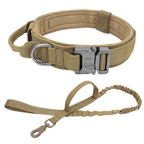 Durable Tactical Dog Collar Adjustable Nylon Military Dog Etsy