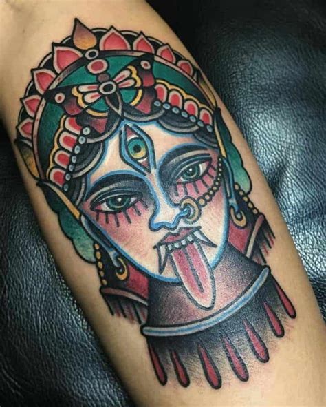 Kali Tattoos Explained Meanings Common Themes More Kali Tattoo