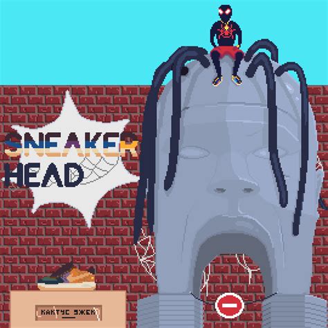 Travis Scott Sneaker art : r/PixelArt