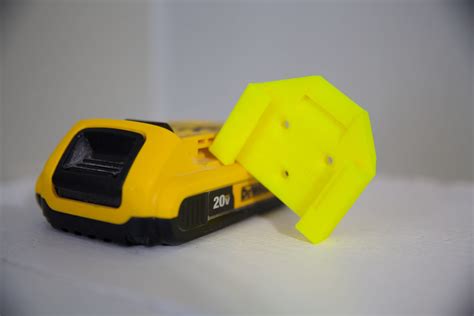 Dewalt 20v Battery Holder 3d Printed Etsy