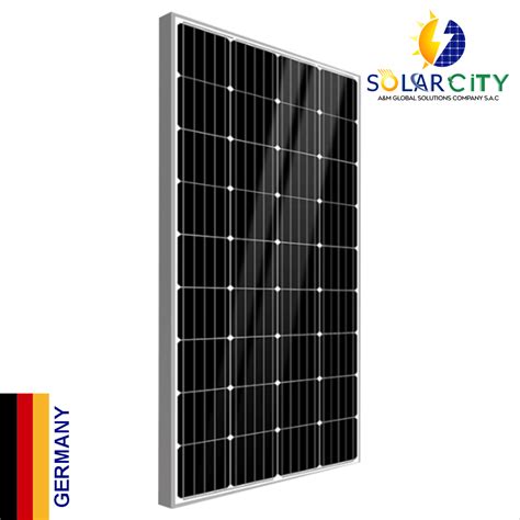 Panel Solar Monocristalino Sunlake W V Solar City Per