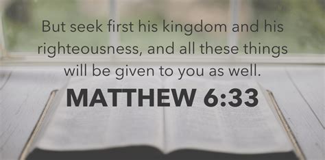 The Powerful Meaning Of Matthew 6 33 But Seek First The Kingdom Of God