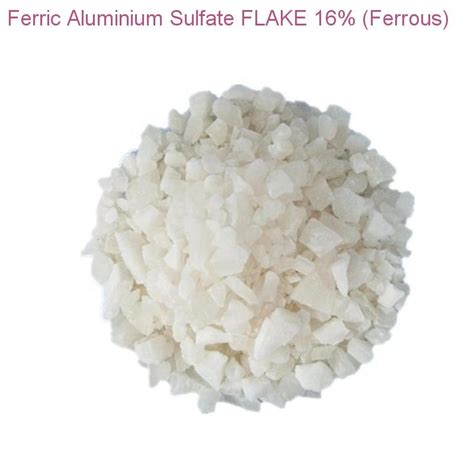 Buy Ferric Aluminium Sulfate Flake Ferrous Industrial Grade