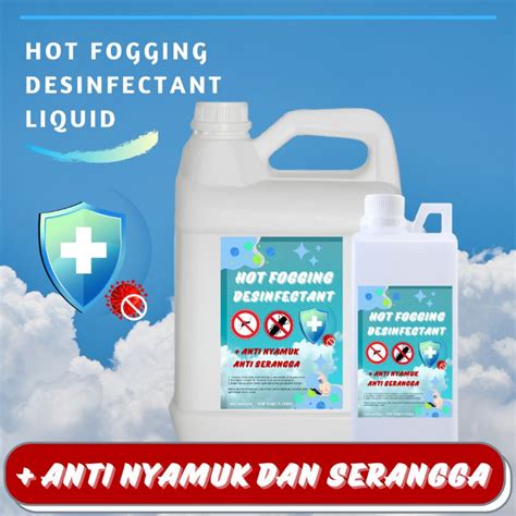 Jual Desinfektan Hot Fogging Anti Nyamuk DBD Dan Serangga Waterbased Desinfektan Asap Netto 5
