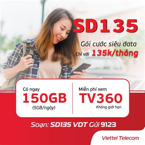 SD135 Gói cước 4G Viettel 5GB 1 ngày Siêu DATA 2024 baoninhbinh org vn