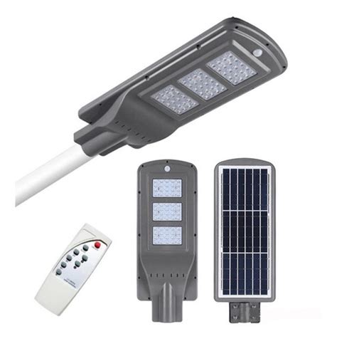 Foco Solar Led Exterior Lupa Sensor Brazo Y Control W Cuotas Sin