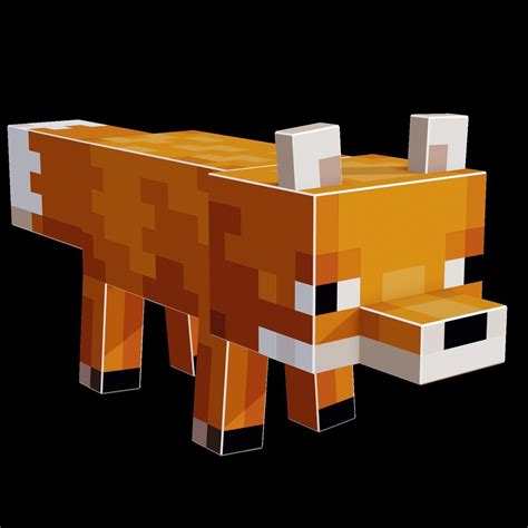 How To Build A Fox Statue In Minecraft