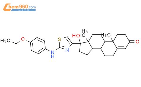 98274 62 5 17alpha 17 2 4 Ethoxyphenyl Amino 1 3 Thiazol 4 Yl 17